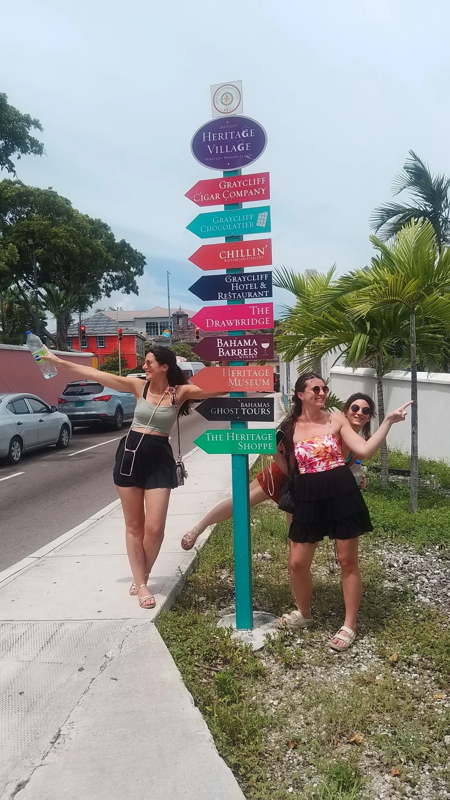 Eliyah guiding a group of tourists