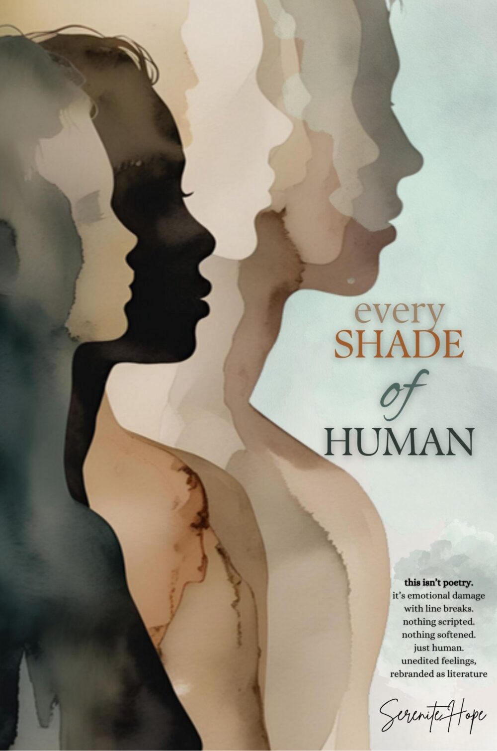 Every Shade of Human by Serenite Hope paperback book cover